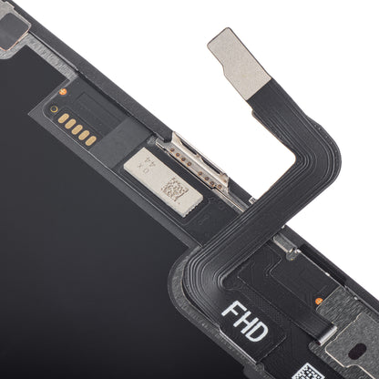 ZY Touchscreen Display für Apple iPhone 12 / 12 Pro, mit Rahmen, In-Cell IC Movable LCD Version, Schwarz