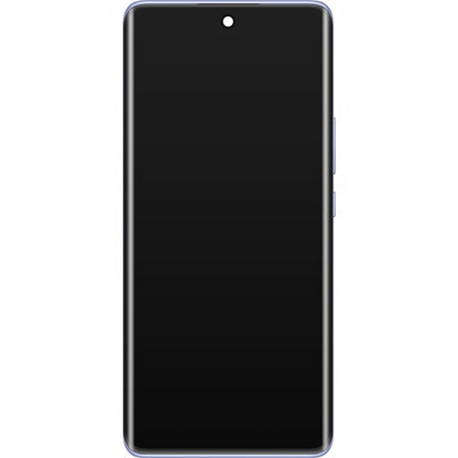 Display mit Touchscreen Huawei nova 9, mit Rahmen und Akku, Blau (Starry Blue), Service Pack 02354NUF