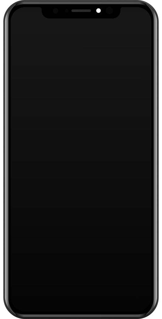 Touchscreen Display JK für Apple iPhone XR, mit Rahmen, In-Cell LCD Version, Schwarz