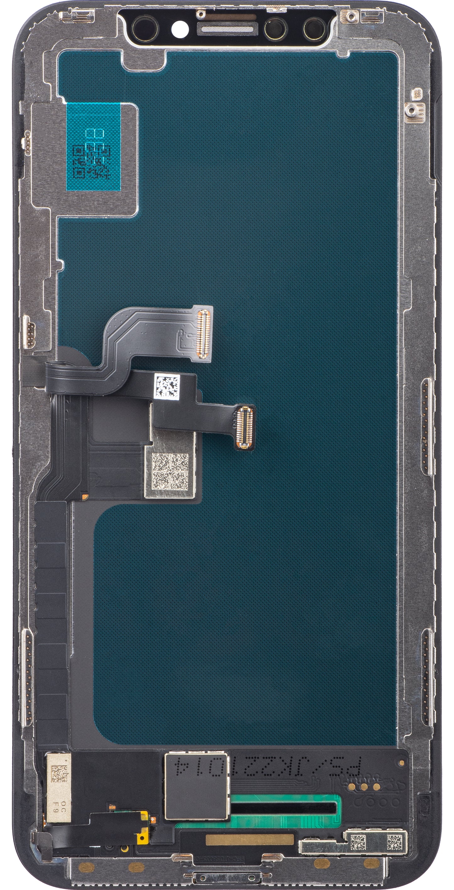 Touchscreen Display JK für Apple iPhone X, mit Rahmen, In-Cell LCD Version, Schwarz