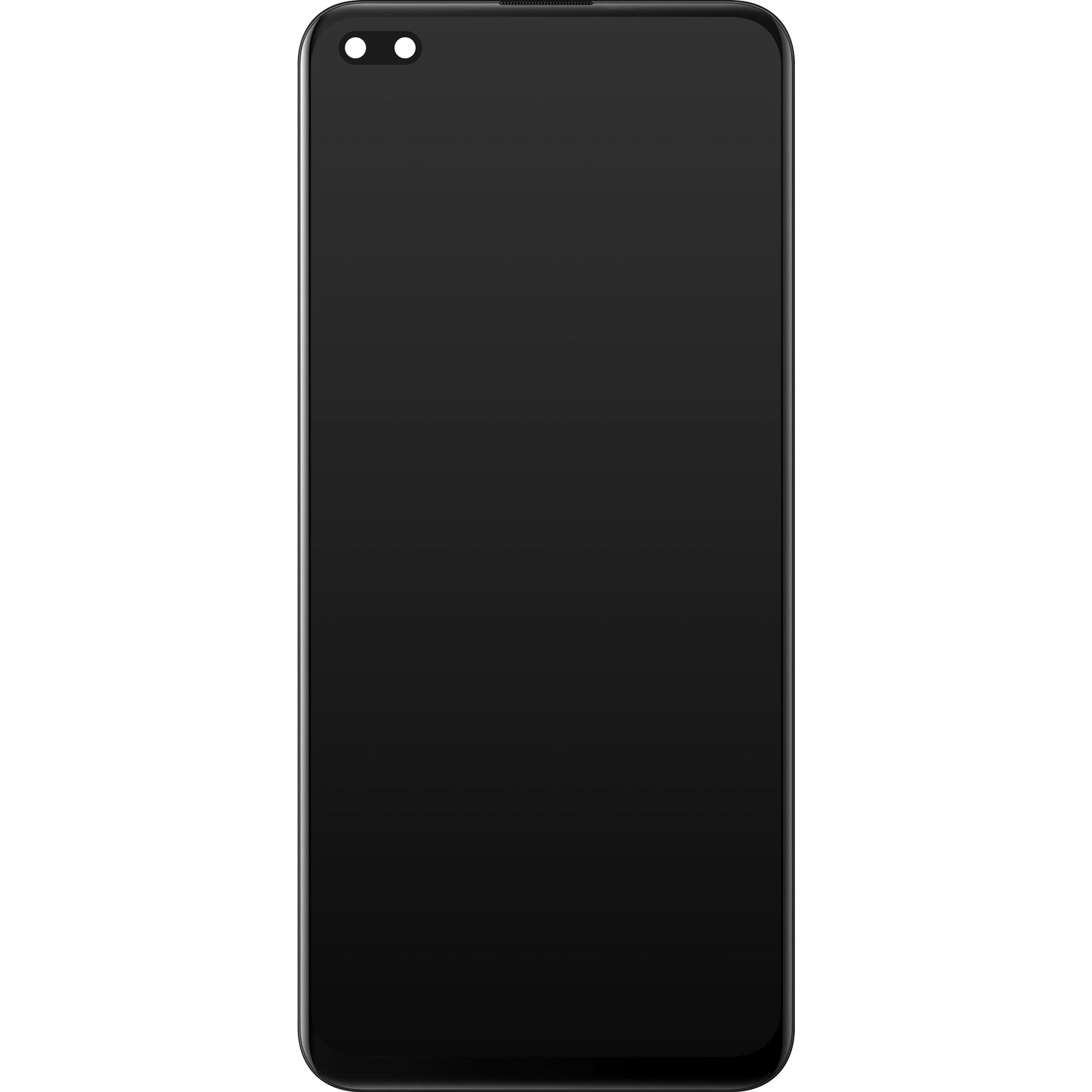 Display mit Touchscreen Oppo Reno4 Z 5G / A92s, mit Rahmen, Schwarz, Service Pack 4904261