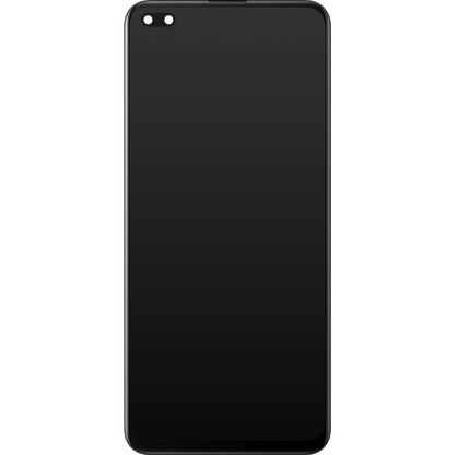 Display mit Touchscreen Oppo Reno4 Z 5G / A92s, mit Rahmen, Schwarz, Service Pack 4904261