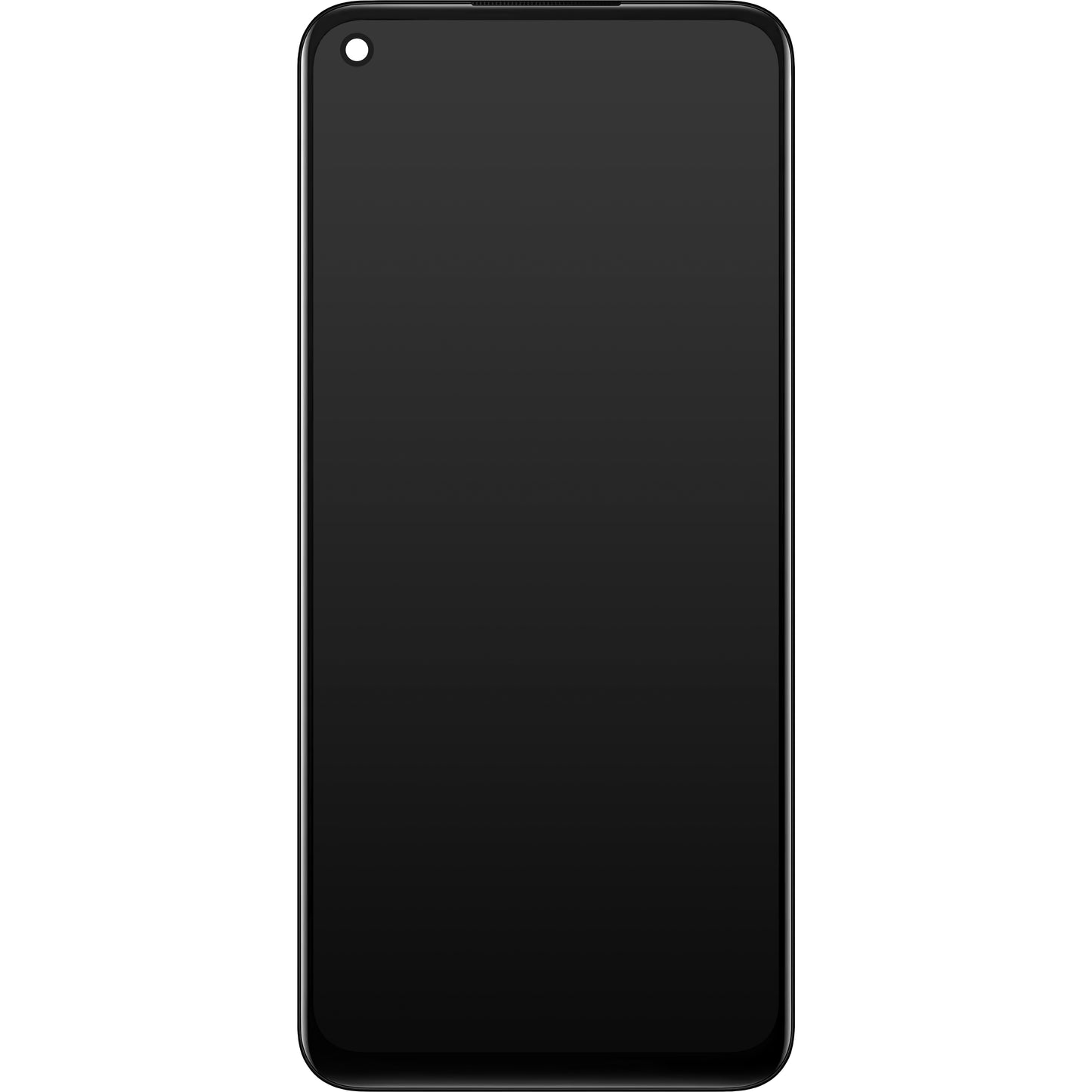 Display mit Touchscreen Oppo A73 5G / A72 5G, mit Rahmen, Schwarz, Service Pack 4904890