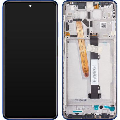 Display mit Touchscreen Xiaomi Poco X3 Pro, mit Rahmen, Blau, Service Pack 560003J20S00