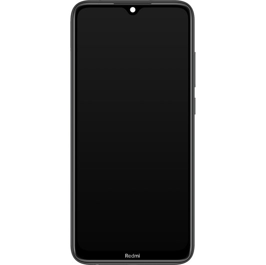 Display mit Touchscreen Xiaomi Redmi Note 8T, mit Rahmen, Schwarz, Service Pack 5600040C3X00
