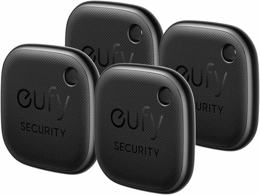 Eufy Security SmartTrack Link für iOS Series, 4er-Set, Schwarz E87B0012