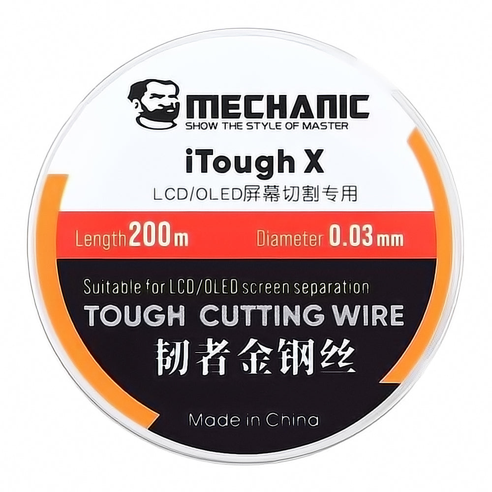 Mechanischer Molybdän-Draht iTough X, 0,03 mm, 200 m