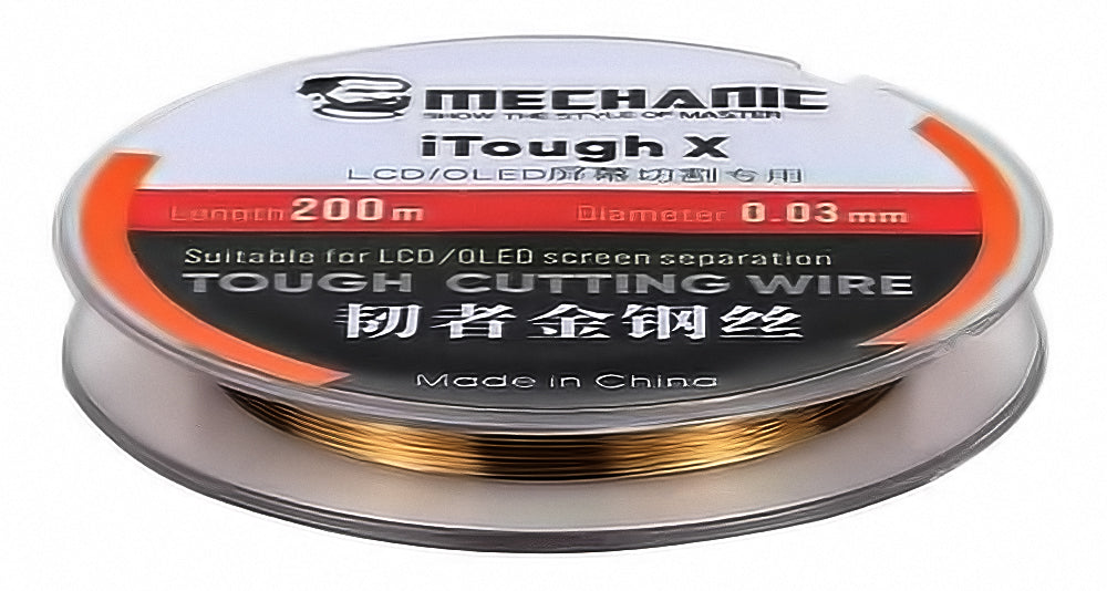 Mechanischer Molybdän-Draht iTough X, 0,03 mm, 200 m