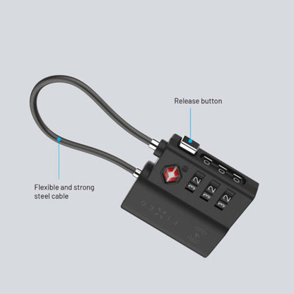 Fixed SmartTag Travel für iOS-Serie, Schwarz