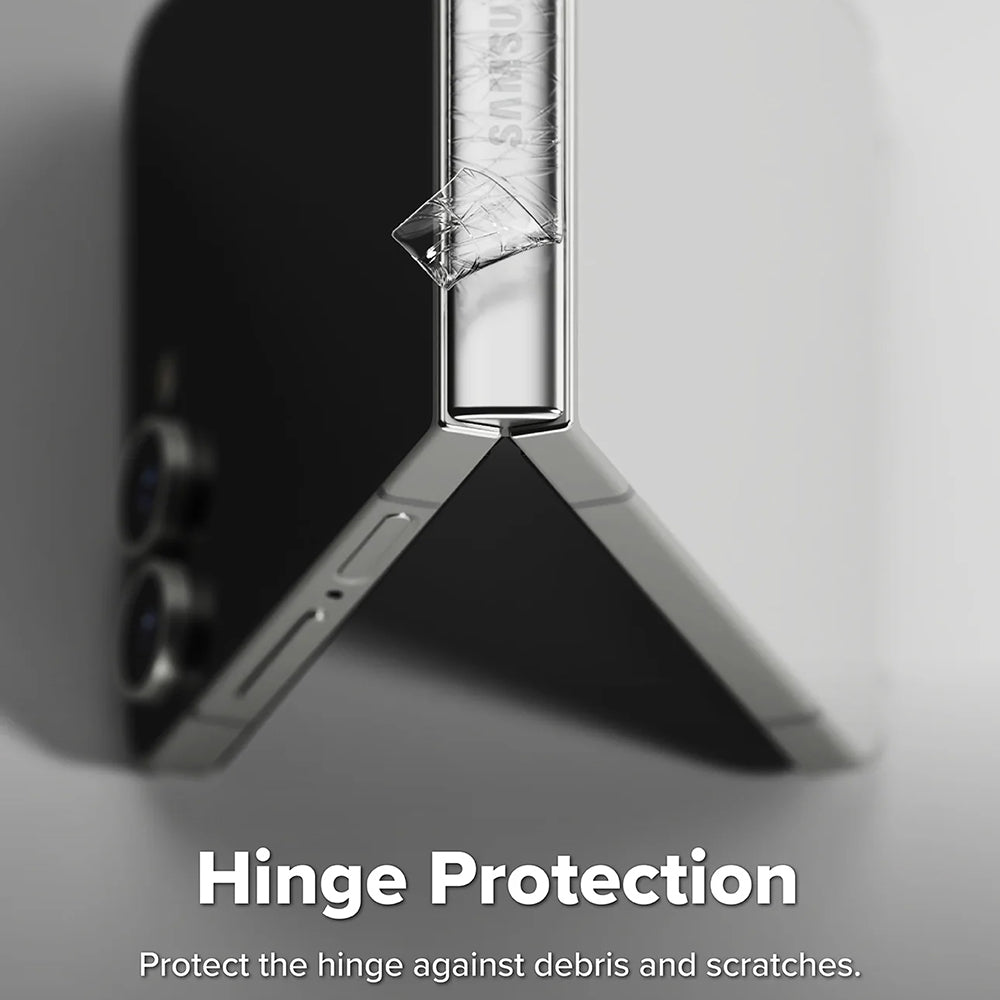 Ringke Hinge Screen Protector for Samsung Galaxy Z Flip7 F766, Plastic, Set of 2 pieces