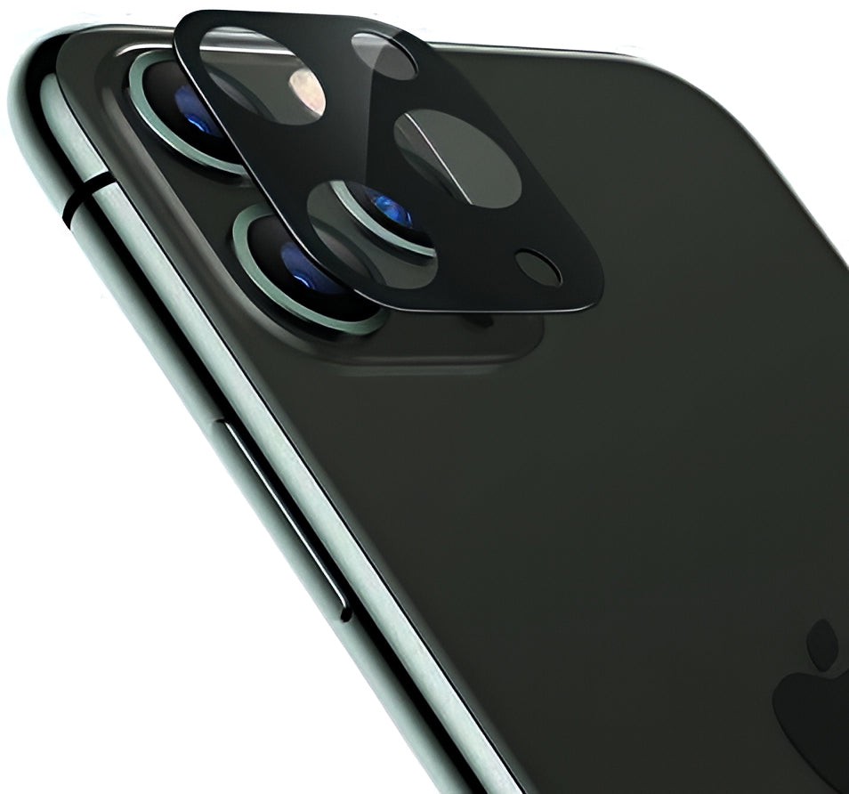3D Rückkamera-Schutzfolie XO Design für Apple iPhone 12 Pro, gehärtetes Glas, Schwarz
