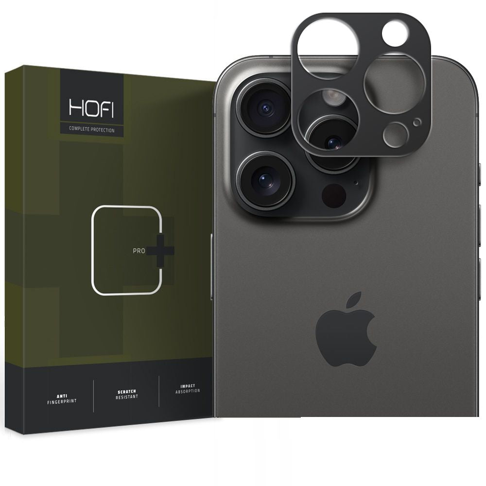 Schutzrahmen Rückkamera HOFI ALUCAM PRO+ für Apple iPhone 15 Pro Max / 15 Pro, Schwarz