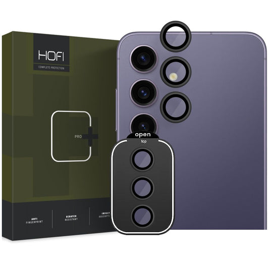 HOFI CamRing PRO+ Rückkamera-Schutzfolie für Samsung Galaxy S24+ S926, sicheres Glas, Schwarz