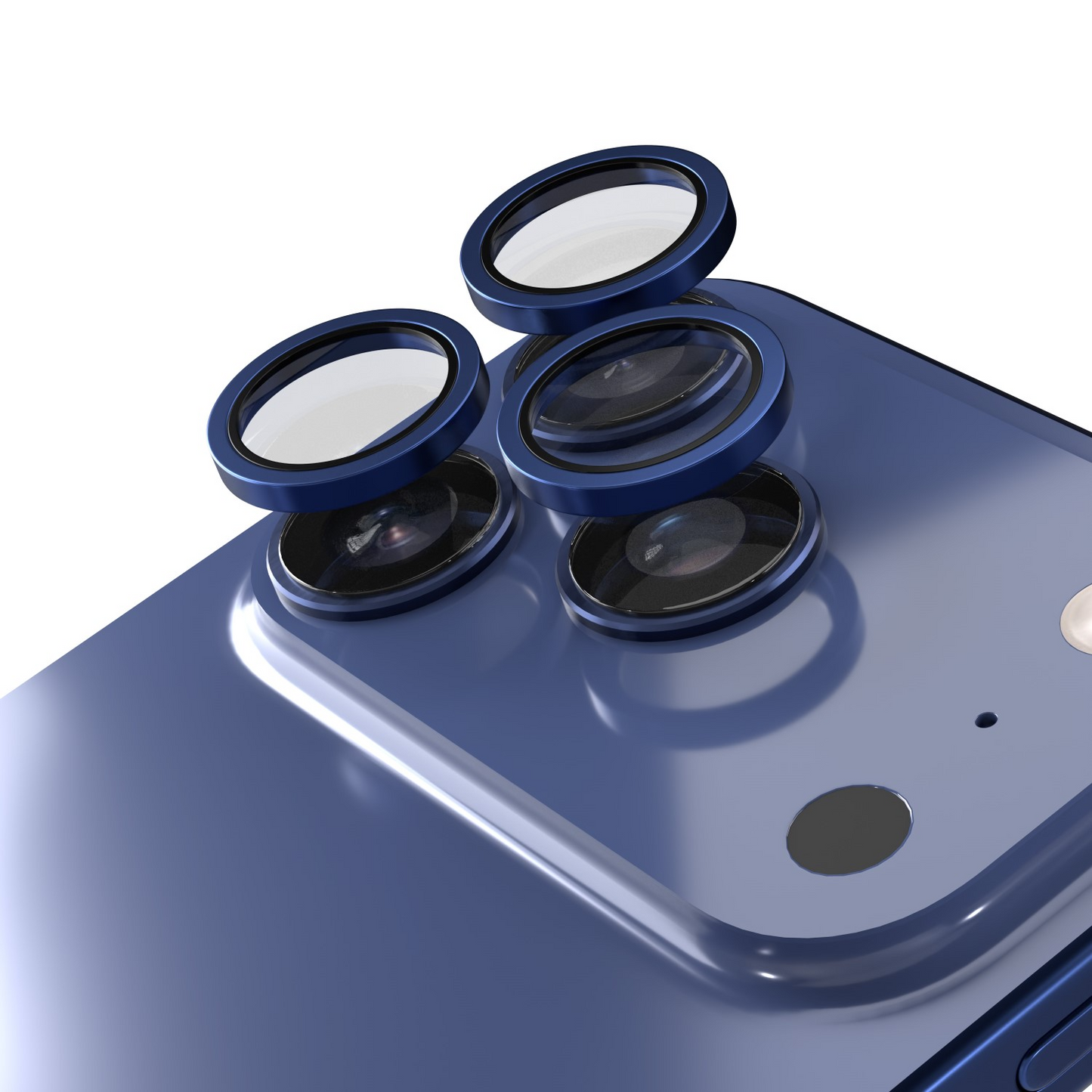 Etteri Rückkamera-Schutzfolie für Apple iPhone 17 Pro Max / 17 Pro, gehärtetes Glas, Blau