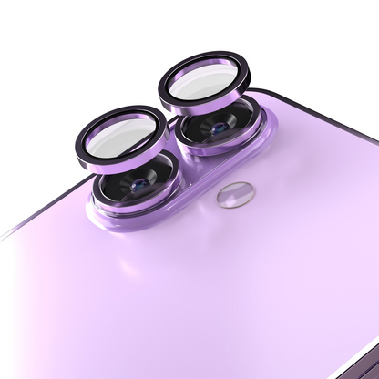 Rückkamera-Schutzfolie Etteri für Apple iPhone 17, gehärtetes Glas, Lila