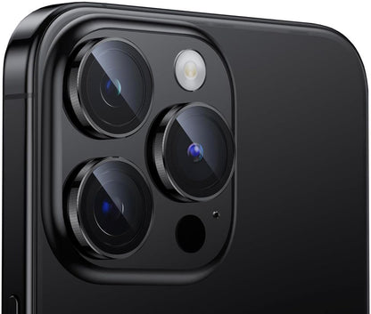 Schutzfolie für die Rückkamera Tech-Protect CamRing PRO+ für Apple iPhone 14 Pro Max / 14 Pro, Gehärtetes Glas, Schwarz