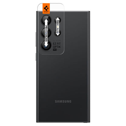 Spigen EZ FIT Rückkamera-Schutzfolie für Samsung Galaxy S24 Ultra S928, sicheres Glas, 2er-Set