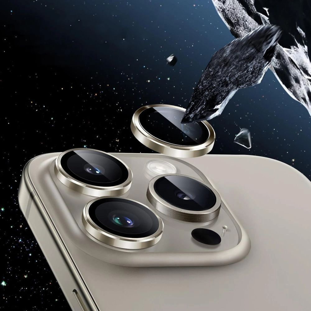 Schutzfolie für die Rückkamera Tech-Protect CamRing Fit+ für Apple iPhone 17 Pro Max / 17 Pro / 16 Pro Max, gehärtetes Glas, Schwarz