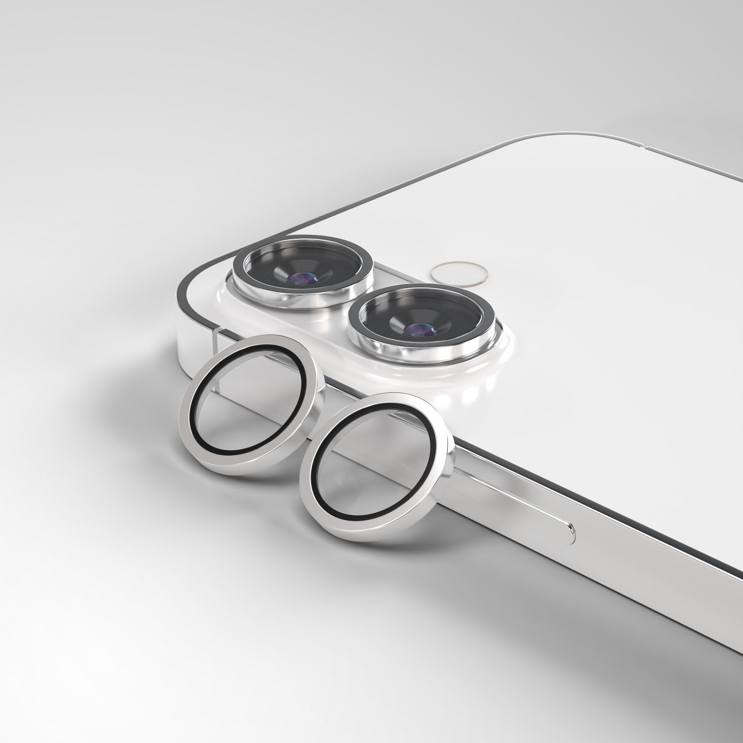 Etteri Rückkamera-Schutzfolie für Apple iPhone 17, gehärtetes Glas, Weiß
