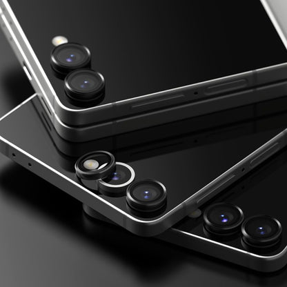 Schutzfolie Ringke Rückkamera für Samsung Galaxy Z Flip7 F766, Gehärtetes Glas, Set 2 Stück, Schwarz