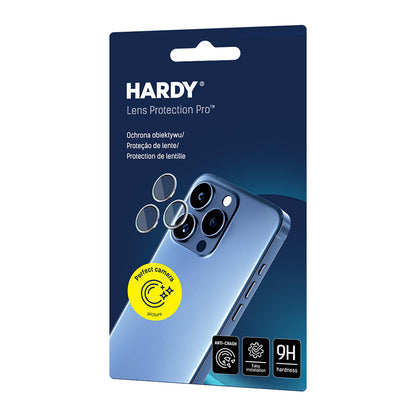 Schutzfolie 3MK Hardy Protection Pro für die Rückkamera des Apple iPhone 17 Pro Max / 17 Pro, gehärtetes Glas, Beige