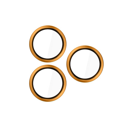 Schutzfolie Rückkamera 3MK Hardy Protection Pro für Apple iPhone 17 Pro Max / 17 Pro, Gehärtetes Glas, Orange