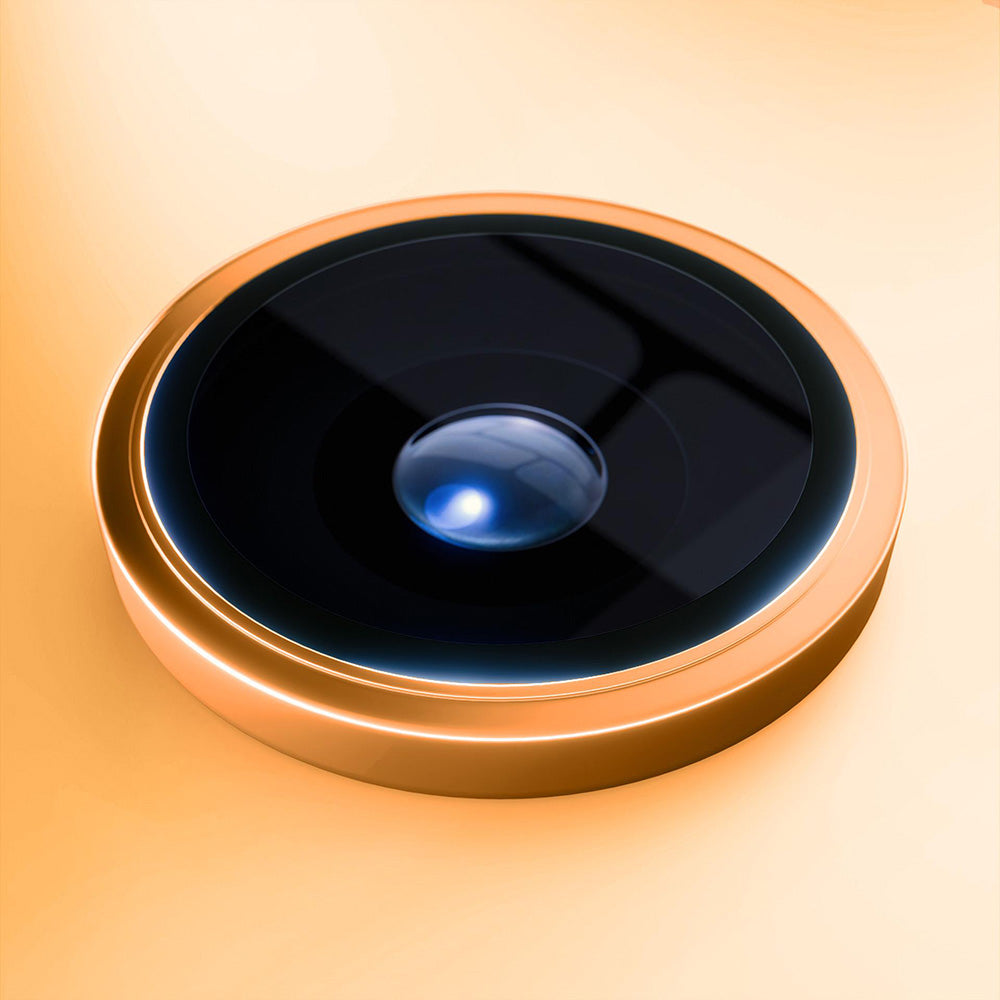 Schutzfolie Rückkamera 3MK Hardy Protection Pro für Apple iPhone 17 Pro Max / 17 Pro, Gehärtetes Glas, Orange