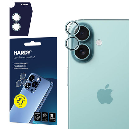 Schutzfolie Rückkamera 3MK Hardy Protection Pro für Apple iPhone 17, Gehärtetes Glas, Grün