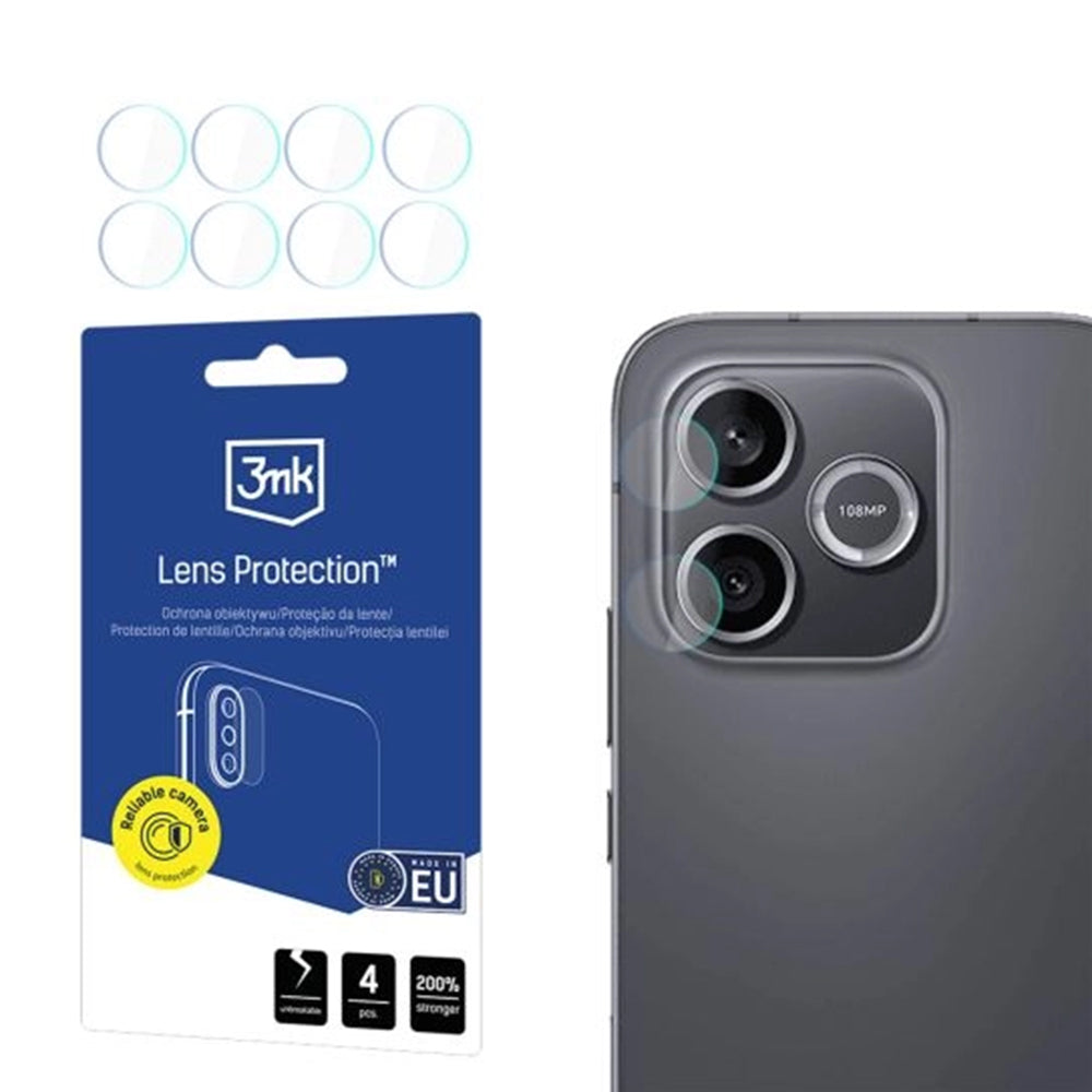 Schutzfolie Rückkamera 3MK Protection für Honor 600 Lite, Gehärtetes Glas, Set 4 Stück, Transparent