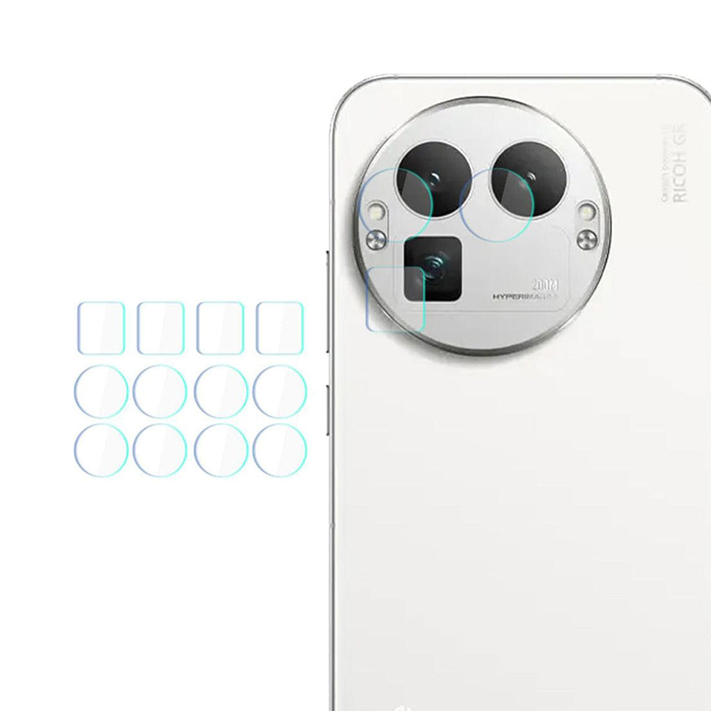 Schutzfolie für die Rückkamera 3MK Protection für Realme GT 8 Pro, gehärtetes Glas, Set mit 4 Stück, Transparent