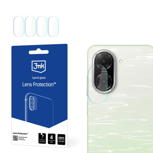 3MK Schutzfolie für die Rückkamera des Xiaomi Redmi A5 4G, flexibles Glas, 4er-Set, transparent