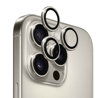 Anank AR Rückkamera-Schutzfolie für Apple iPhone 16 Pro Max / 16 Pro, gehärtetes Glas, Metallic Grau