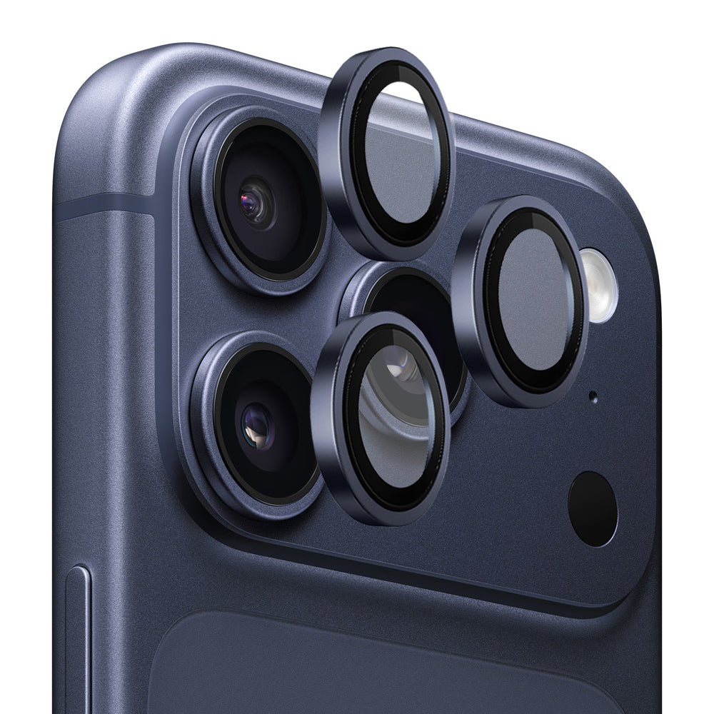 Schutzfolie Blueo 99 Anti-Reflective HD für die Rückkamera des Apple iPhone 17 Pro Max / 17 Pro, gehärtetes Glas, Blau