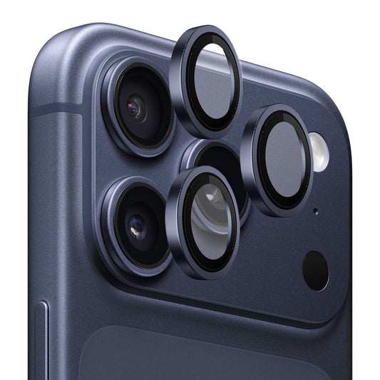 Schutzfolie Blueo 99 Anti-Reflective HD für die Rückkamera des Apple iPhone 17 Pro Max / 17 Pro, gehärtetes Glas, Blau