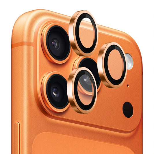 Schutzfolie Blueo 99 Anti-Reflective HD für die Rückkamera des Apple iPhone 17 Pro Max / 17 Pro, gehärtetes Glas, Orange