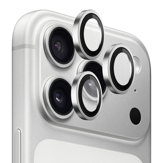 Blueo 99 HD-Antireflex-Schutzfolie für die Rückkamera des Apple iPhone 18 Pro / 18 Pro Max, gehärtetes Glas, Silberfarben