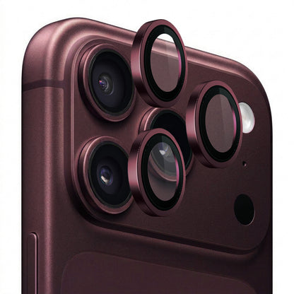 Blueo 99 Anti-Reflex HD Schutzfolie für die Rückkamera für Apple iPhone 18 Pro / 18 Pro Max, gehärtetes Glas, Burgunderrot