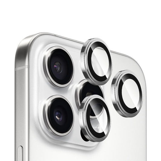 Blueo Sapphire Crystal Rückkamera-Schutzfolie für Apple iPhone 14 Pro Max / 14 Pro, gehärtetes Glas, Silber