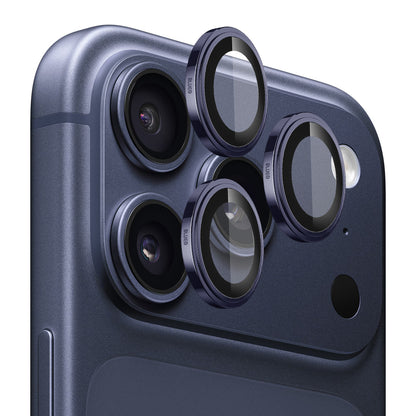 Schutzfolie Blueo Sapphire Crystal für die Rückkamera des Apple iPhone 17 Pro Max / 17 Pro, gehärtetes Glas, Blau