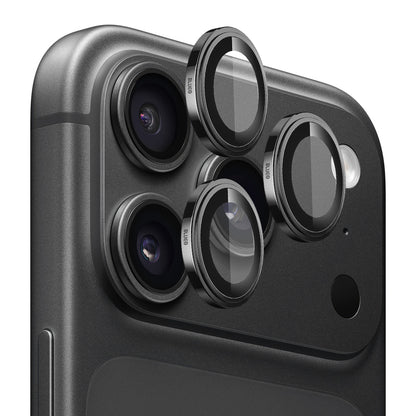 Blueo Sapphire Crystal Schutzfolie für die Rückkamera des Apple iPhone 18 Pro / 18 Pro Max, gehärtetes Glas, Schwarz