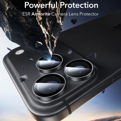 ESR Armorite Rear Camera Protective Film for Apple iPhone 18 Pro / 18 Pro Max, Tempered Glass, Set of 2, Black