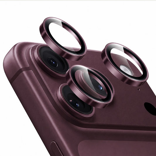 ESR Armorite Rückkamera-Schutzfolie für Apple iPhone 18 Pro / 18 Pro Max, gehärtetes Glas, Dunkelweinrot
