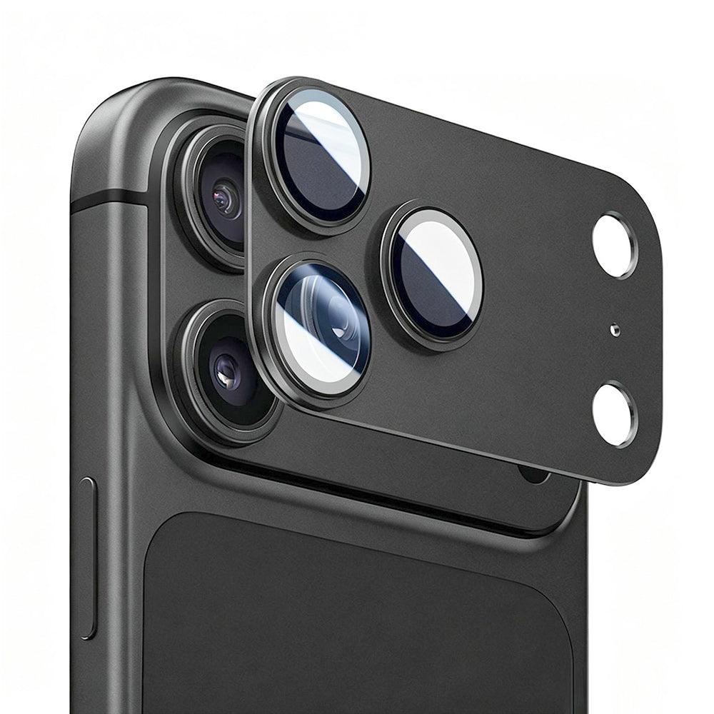 Schutzfolie für die Rückkamera Lito Crown Halo AR + AF für Apple iPhone 18 Pro, gehärtetes Glas, schwarz