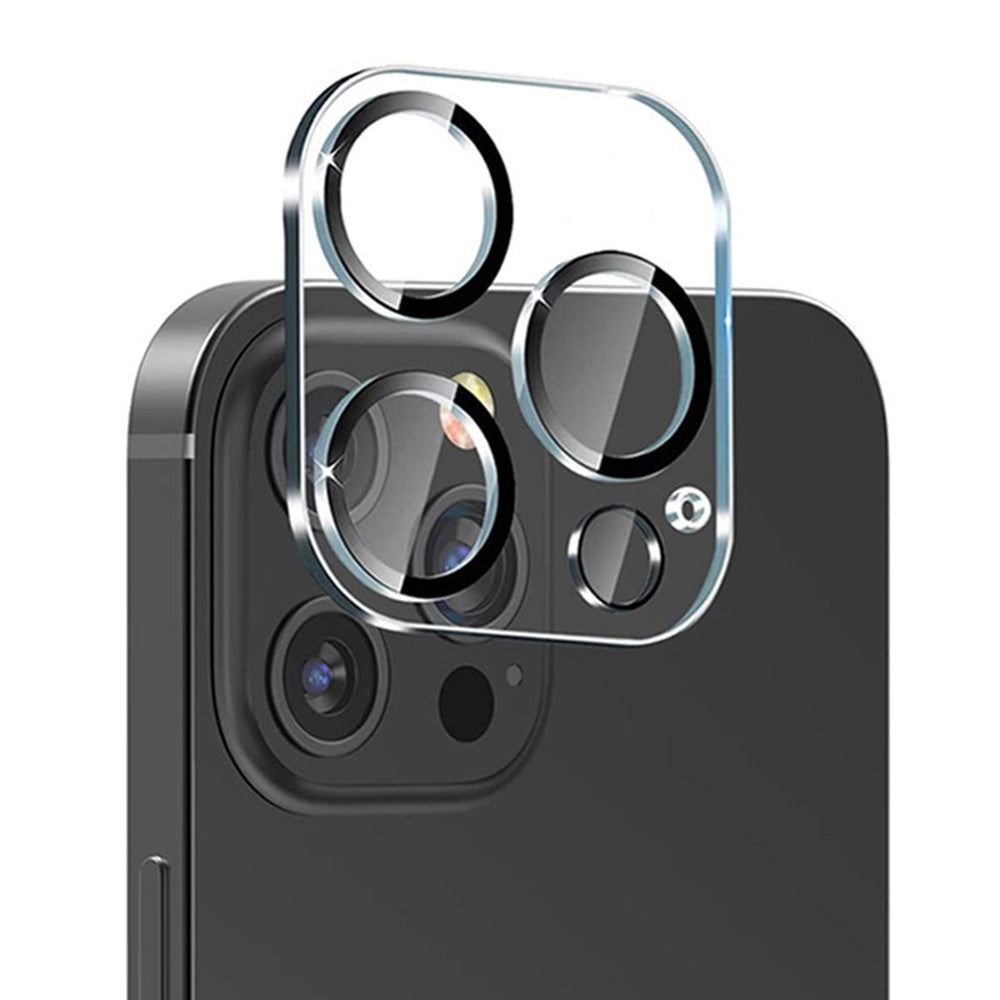 Schutzfolie für die Rückkamera Lito S+ für Apple iPhone 14 Pro Max / 14 Pro, gehärtetes Glas, schwarz