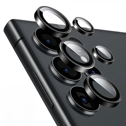 Schutzfolie Lito S+ für die Rückkamera des Samsung Galaxy S26 Ultra S948, gehärtetes Glas, Schwarz