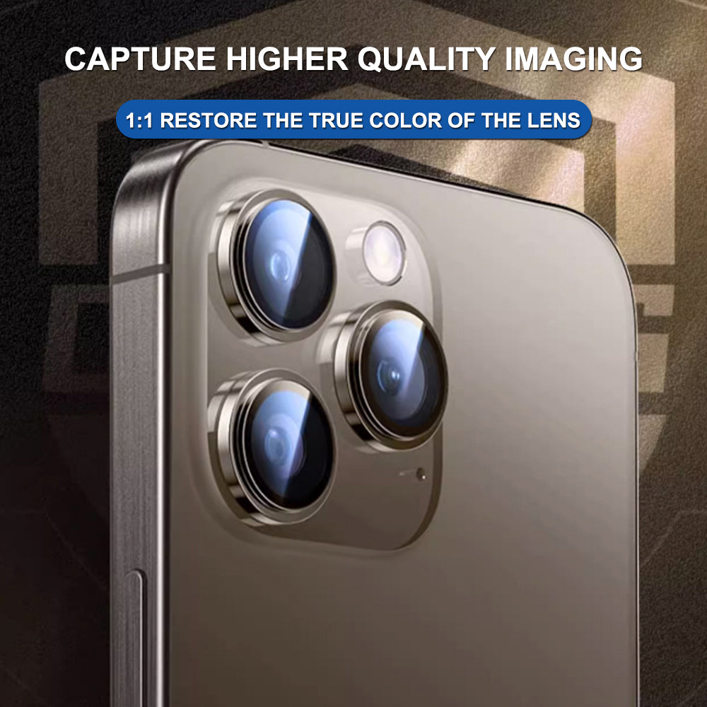 Schutzfolie Lito Titanium AR für die Rückkamera des Apple iPhone 17, gehärtetes Glas, Blau