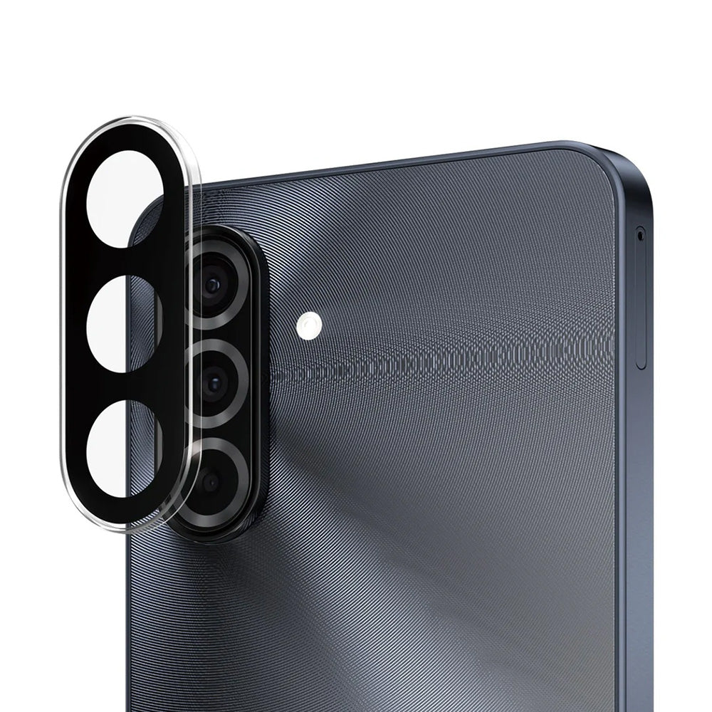 Schutzfolie PanzerGlass Hoops für die Rückkamera des Samsung Galaxy A26 A266, gehärtetes Glas, Transparent.