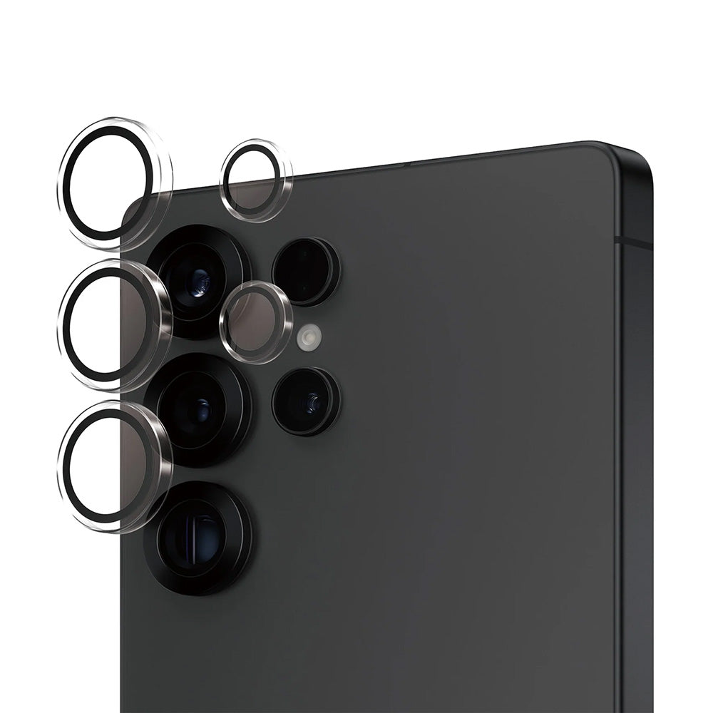 Schutzfolie PanzerGlass Hoops für die Rückkamera des Samsung Galaxy S25 Ultra S938, gehärtetes Glas, Transparent