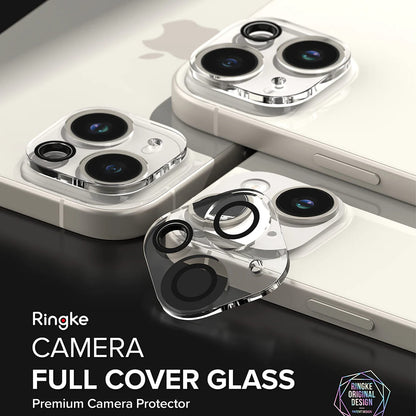Schutzfolie Ringke Rückkamera für Apple iPhone 15 Plus / 15, Gehärtetes Glas, Set 2 Stück, Transparent