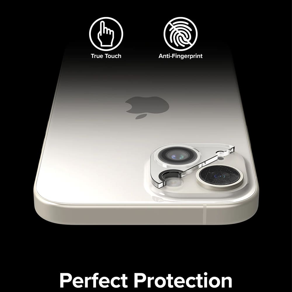 Schutzfolie Ringke Rückkamera für Apple iPhone 15 Plus / 15, Gehärtetes Glas, Set 2 Stück, Transparent